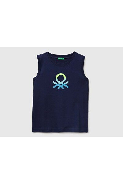 United Colors of Benetton Boy's Colorful Logo Printed Undershirt 6-14 Years D...