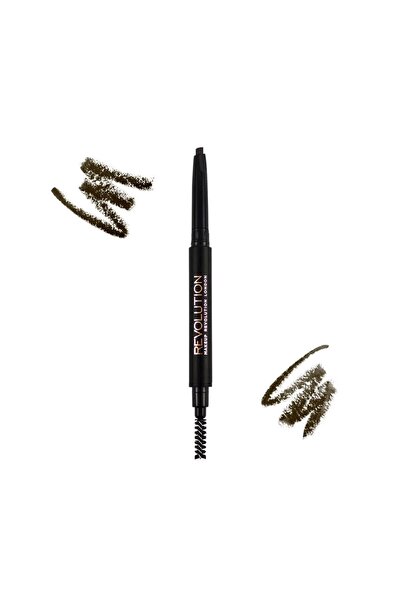 Revolution Duo Brow Pen Medium Brown