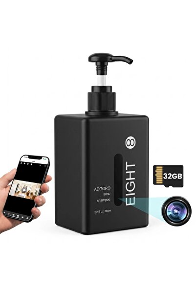 iUni Μίνι Κάμερα IP8, Διανομέας Σαπουνιού, Wi-Fi, 32GB, Ανάλυση 4K