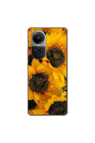 OEM Husa compatibila cu Oppo Reno10 5G Silicon Gel Tpu Model Floarea Soarelui