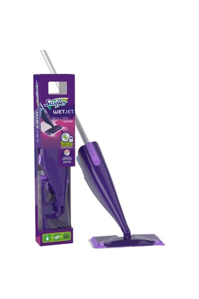 Swiffer Flat mop with sprayer, Wet Jet and 5 wet refills
