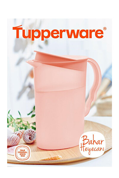 Tupperware Eko Tip Top Sürahi suluk 2 litre somon YENİ RENK