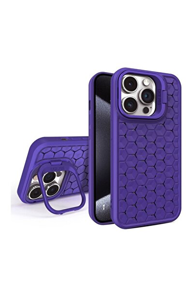 sscase Heat Dissipation Θήκη Σιλικόνης με Βάση Στήριξης Purple (Apple iPhone ...