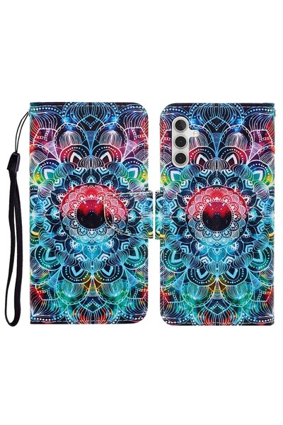 sscase Colored Drawing Θήκη Πορτοφόλι Mandala (Samsung Galaxy A14 5G)