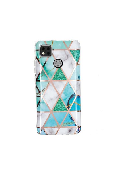 sscase Electroplating TPU Θήκη Σιλικόνης Green and White (Xiaomi Redmi 9C)