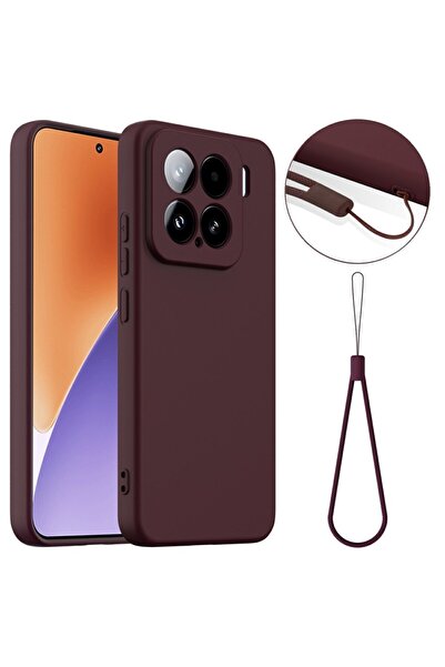 sscase MagSafe Solid Color Θήκη Σιλικόνης Wine Red (Xiaomi 15 5G)