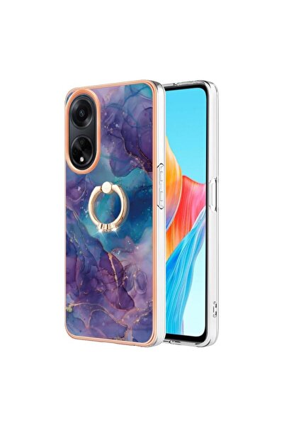 sscase Electroplating Σκληρή Θήκη με Δαχτυλίδι Purple 016 (Oppo A98)