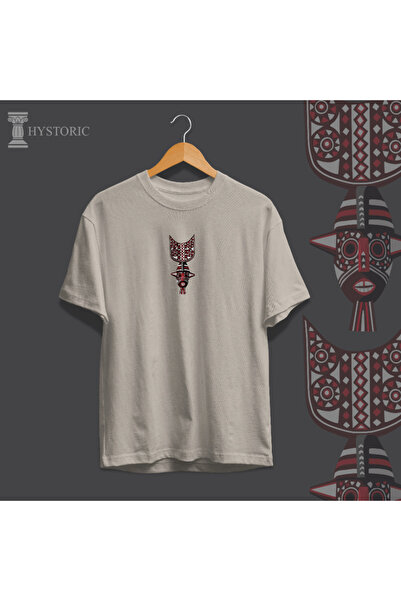 Hystoric Wear African Mask Printed Oversize T-Shirt