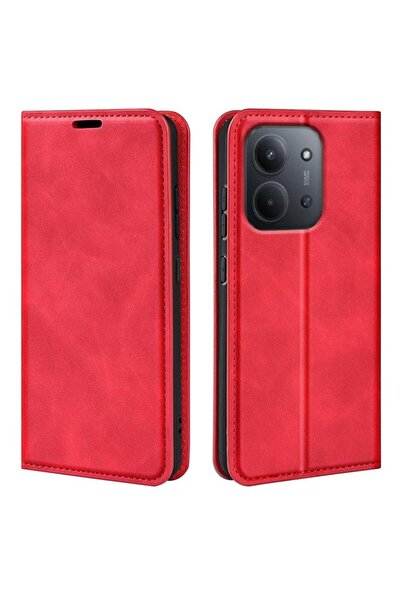 sscase Retro Magnetic Θήκη Βιβλίο Red (Xiaomi Redmi 15C 4G-5G / Poco C85 4G)
