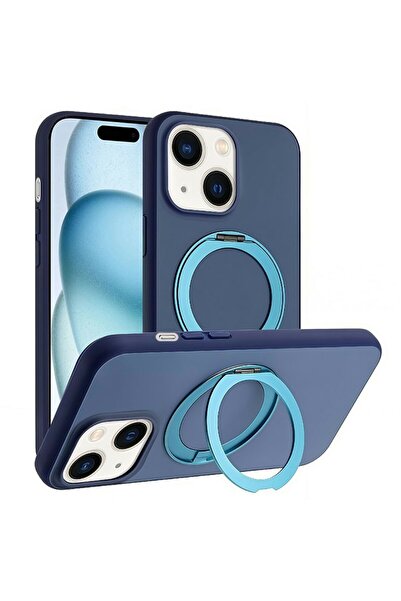 sscase Rotating Holder MagSafe Σκληρή Θήκη με Δαχτυλίδι Dark Blue (Apple iPho...