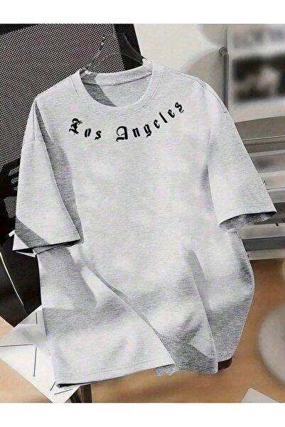 bellanova Unisex Oversize T-shirt με στάμπα Streetwear Άνετη εφαρμογή Daily P...