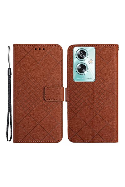 sscase Little Rhombus Θήκη Πορτοφόλι Brown (Oppo A79 5G)