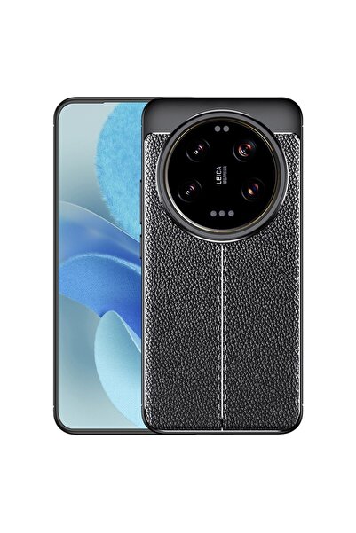 sscase Litchi Texture Θήκη Σιλικόνης Black (Xiaomi 15 Ultra 5G)