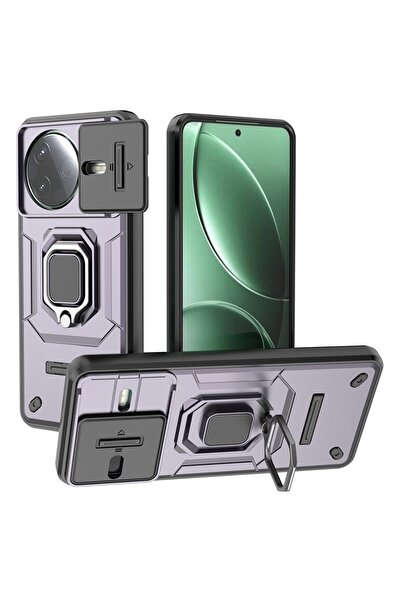 sscase Sliding Camshield Σκληρή Θήκη με Δαχτυλίδι Purple (Xiaomi Poco F7 Pro 5G)