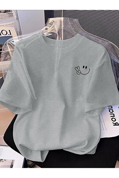 bellanova Unisex Oversize T-shirt με στάμπα Streetwear Άνετη εφαρμογή Daily P...