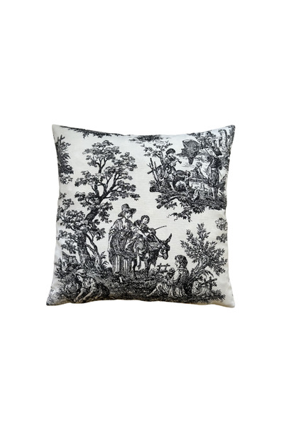 NURHAN HOME COLLECTION Husă de pernă cu imprimeu digital cu model Toile De Jo...
