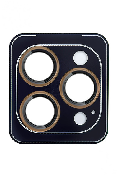 Fuchsia Urr iPhone 13 Pro Max Titanium Alloy Ar Camera Lens Protector - Gold