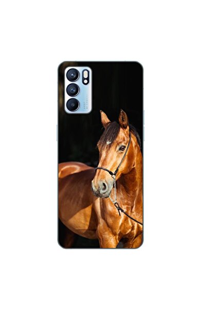 OEM Husa compatibila cu Oppo Reno6 5G Silicon Gel Tpu Model Cal pe Fundal Negru