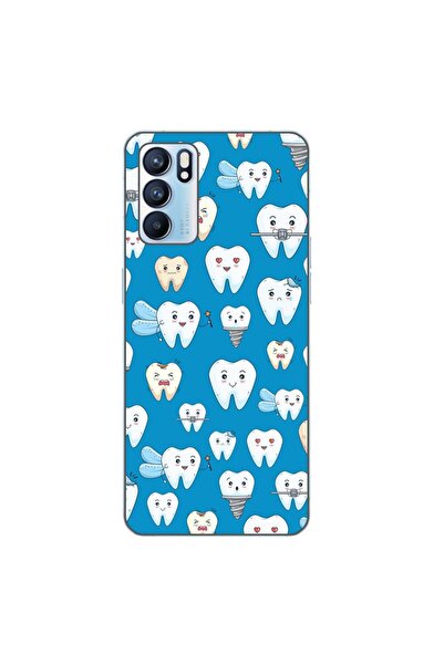 OEM Husa compatibila cu Oppo Reno6 5G Silicon Gel Tpu Model Dentist Pattern