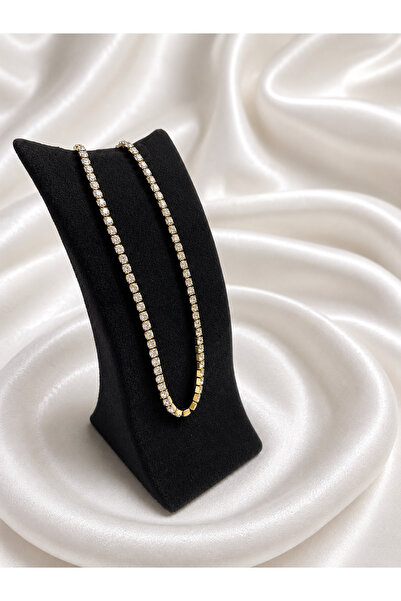Mila TakMila Gold Taşlı Su Yolu Kolye – Zirkon Taş Detaylı Şık Kolye ✨