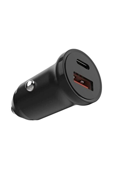 FIXED FIXCC20N-CU-BK Car Charger, 20W, 3A, USB-A + USB-C, Black