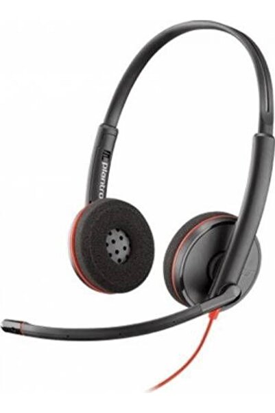 Poly Casca Call Center Blackwire C3220, USB-C, Binaural (Negru)