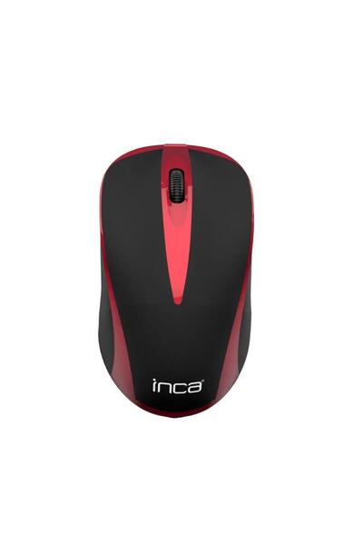 Inca Mouse Wireless IWM-221RSK, 2.4 GHz, Optic, 1600 dpi (Negru/Rosu)