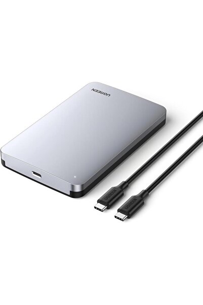 Ugreen Carcasă externă CM300 pentru HDD/SSD SATA de 2.5 ", USB 3.1, Gri