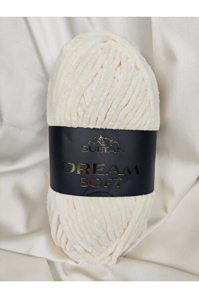 Sultan Νήμα Πλεξίματος στο Χέρι Dream Soft Velvet Σκούρο Κρεμ 100γρ. 120 μέτρ...