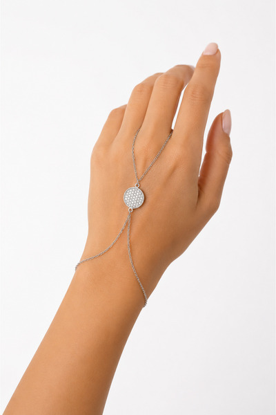 Ege via jewelry Egevia Zarif Şahmeran Bileklik Minimal Gümüş Renk Kadın Akses...