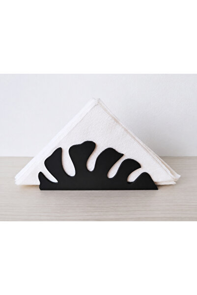 Snowy Home Decorative Leaf Patterned Napkin Holder