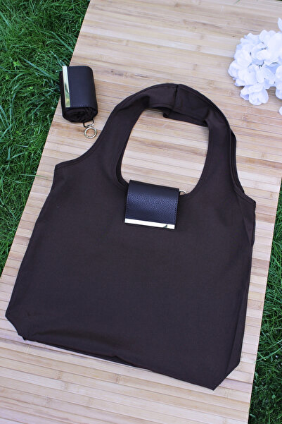 Wibego Foldable Keychain Shopping Bag Women's Shoulder Bag, Beach Bag, Sports...