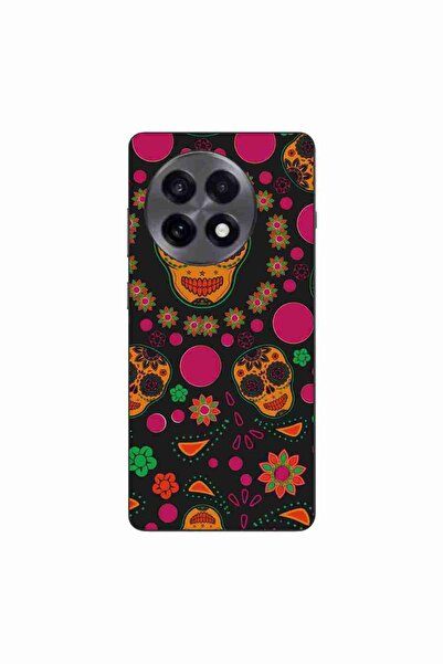 OEM Husa compatibila cu OnePlus 13R Silicon Gel Tpu Model Halloween Floral Cr...