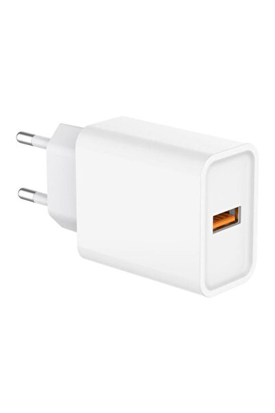 inos Φορτιστής χωρίς καλώδιο με θύρα USB-A 18W Λευκός