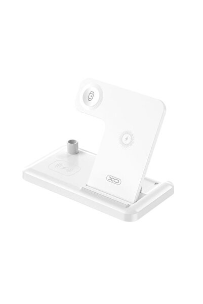 Xo Ασύρματος Φορτιστής (Qi Pad) 15W Γρήγορη Φόρτιση 3.0 Λευκός (WX033)