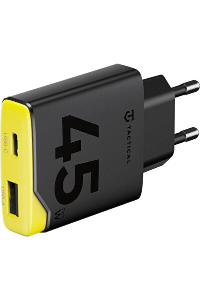 Tactical Φορτιστής χωρίς καλώδιο GaN με θύρα USB-A και θύρα USB-C, 45W Power ...