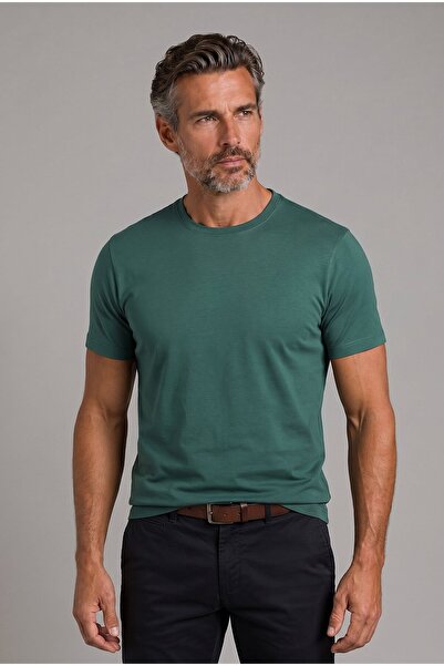 Bisse Green Crew Neck T-shirt