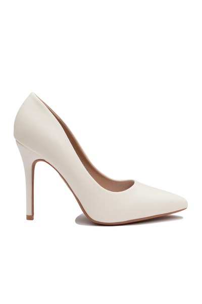 UrbanShoes Women's stiletto shoes made of Genuine Leather - 4393 Cream Box