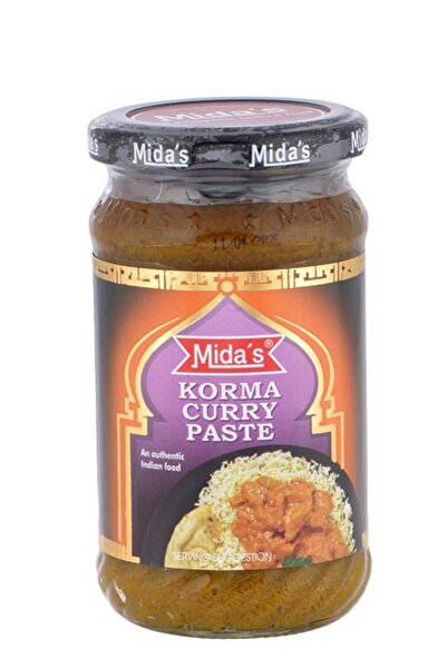 Midas Korma Köri Ezmesi 300 GR | Kremalı Hint Köri Sosu, Pratik Yemek Sosu, V...