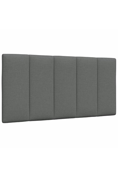 vidaxl Headboard Pillow , Hanko, dark grey, 100 cm, textile