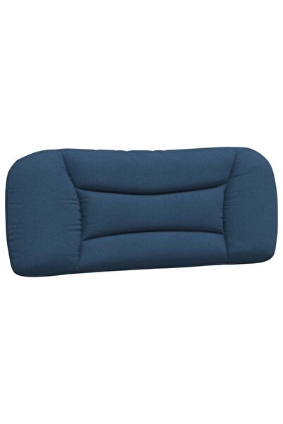 vidaxl Pernă pentru tăblie de pat, Hvar, albastru, 100 cm, material textil