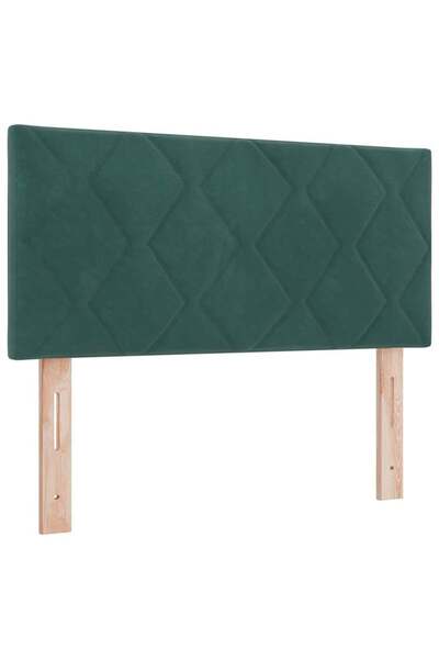 vidaxl Tăblie cap Verde închis 90 cm Catifea