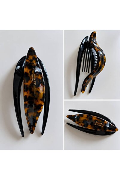 CHARMLUCKY Bone Large Size Combed Clasp