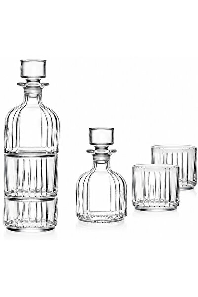 HOME AURAA RCR Crystal Glass 3 Pc Set – Decanter With 2 Tumblers