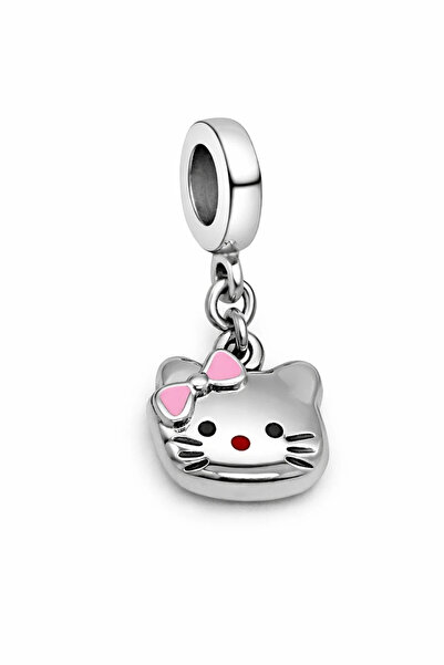 MakeWell Bow Cat Steel Charm