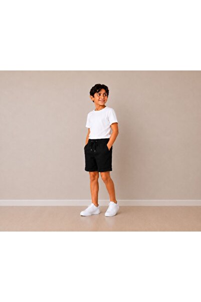 gold ılgaz tekstil ERKEK ÇOCUK YENİ SEZON BELİ LASTİKLİ DUBLE PAÇA JOGGER ŞOR...