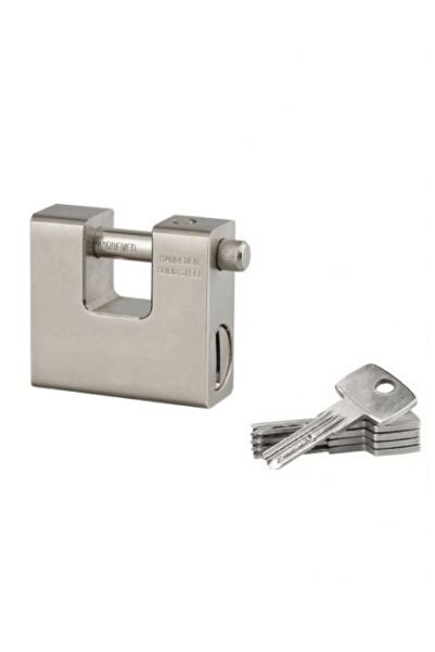 Serrurerie de Picardie Construction padlock, 74 mm, 5 reversible keys - SP
