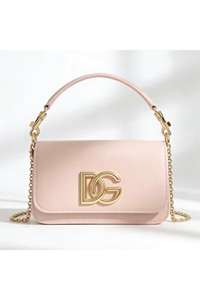FA.accessories Luxury Pink Women's Metal Chain Bag - Classic Design /No Repla...