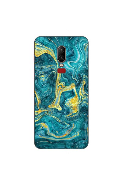 OEM Husa compatibila cu OnePlus 6 Silicon Gel Tpu Model Abstract Gemstone Glow