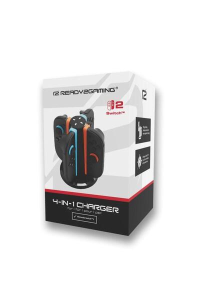 ready2gaming Încărcător pentru controlere Nintendo Switch 2, 4-în-1 (Negru)